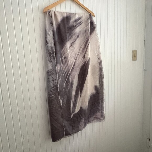 Vince Camuto Ink Wave Scarf - Picture 5 of 15